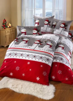 Bettwäsche-Garnitur in Soft-Biber Qualität