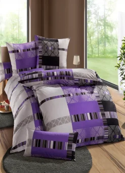 Bettwäsche-Garnitur mit Reißverschluss