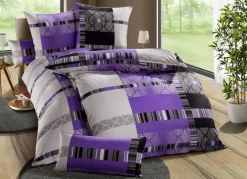 Bettwäsche-Garnitur mit Reißverschluss