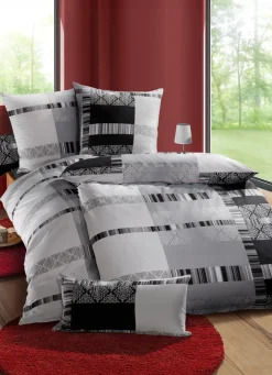 Bettwäsche-Garnitur mit Reißverschluss