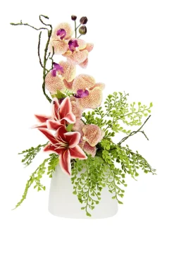 Bezauberndes Orchideen-Gesteck in Vase