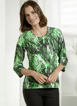 Bezauberndes Shirt mit softem Griff in 2 Farben