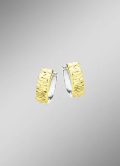 Bicolor-Klappcreolen