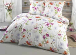 Bierbaum Bettwäsche-Garnitur mit traumhaftem Blütendessin