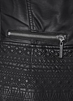 Blazer mit toniger Stickerei