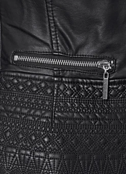 Blazer mit toniger Stickerei