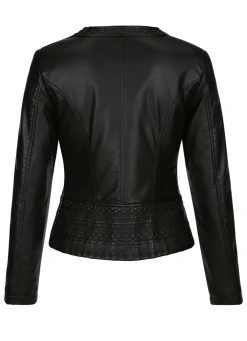 Blazer mit toniger Stickerei