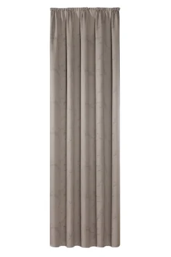 Blickdichter Verdunkelungsschal mit Kräuselband