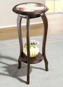 Blumenständer aus massivem Holz