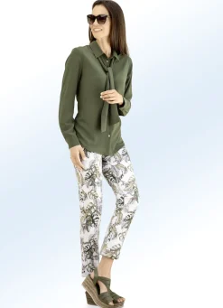 Bluse mit Bindeschluppe