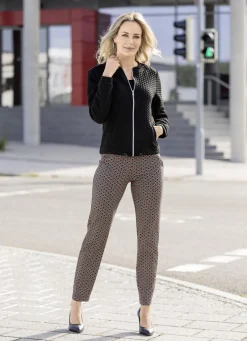 Blusenjacke mit Stehkragen