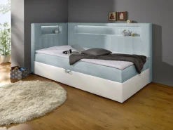 Boxspringbett mit integrierter LED-Beleuchtung