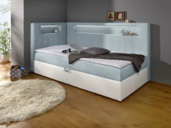 Boxspringbett mit integrierter LED-Beleuchtung