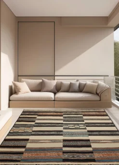 Brücke und Teppich für den Innen- und Außenbereich