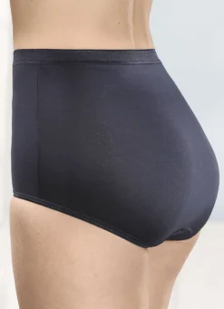 brio lingerie Fünferpack Slips mit dezent glänzenden Abschlüssen