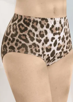 brio lingerie Viererpack Slips mit Raubtierdessin