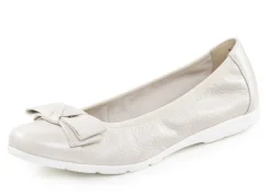 Caprice, schicke Damen-Ballerinas, Weite G, mit Gummizug