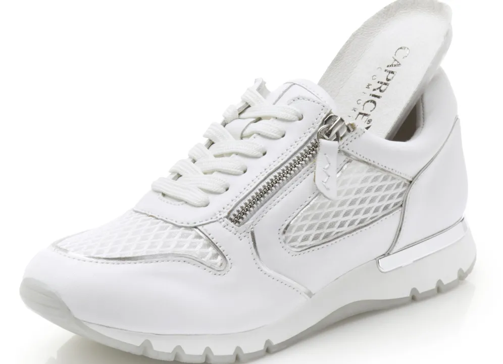 Caprice, schicke Damen-Sneaker, Weite H, mit herausnehmbarem Fußbett
