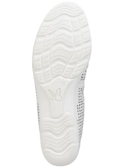 Caprice, sommerliche Damen-Ballerinas, Weite G, mit Gummizug