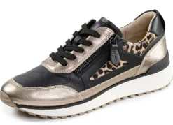 Caprice, trendige Damen-Sneaker, Weite G, mit herausnehmbarem Lederfußbett