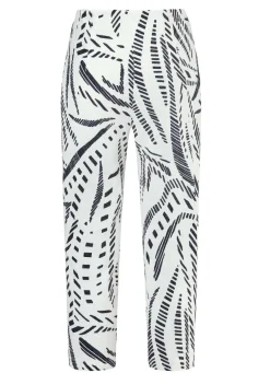 Caprihose mit angeschnittenem Bund