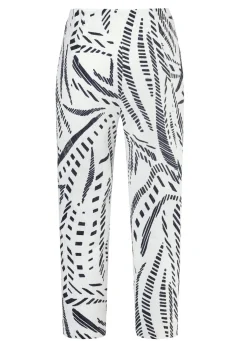 Caprihose mit angeschnittenem Bund