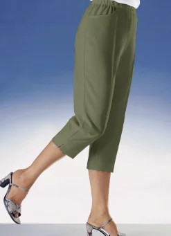 Caprihose mit praktischen Seitentaschen in 10 Farben