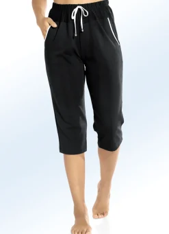 Caprihose mit Zierband