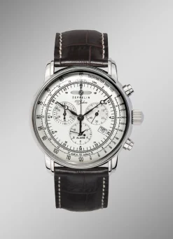 Chronograph mit Lederband