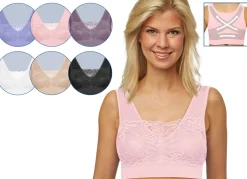 Comfort Spitzen BH im 3er-Set