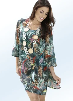 Comodo Tunika mit farbbrillantem Druckdessin