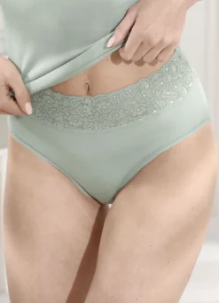 Con-ta Zweierpack Slips mit Elastikspitzenbund