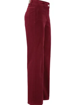 Cordhose mit weitem Beinverlauf