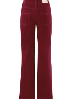 Cordhose mit weitem Beinverlauf