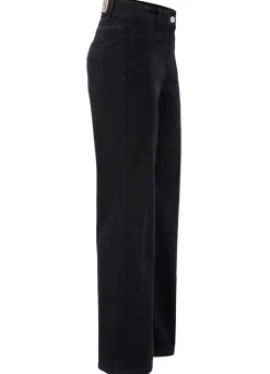 Cordhose mit weitem Beinverlauf