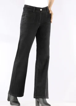 Cordhose mit weitem Beinverlauf