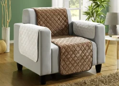 Couch- und Sesselschoner mit Anti-Rutsch-Beschichtung