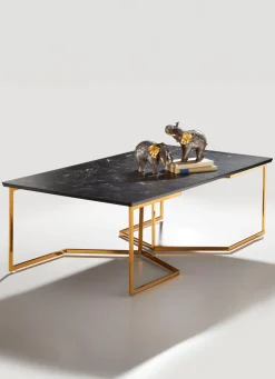 Couchtisch mit echter Marmoroptik