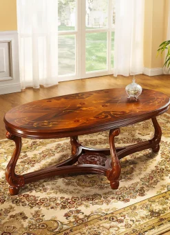 Couchtisch mit Intarsien