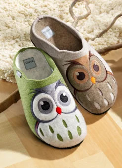 Damen-Hausschuh aus echtem Naturwollfilz