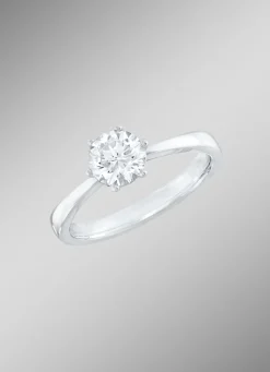 Damenring in Weißgold