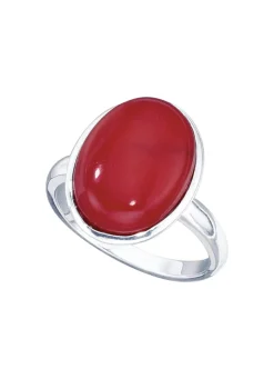 Damenring mit Bambuskoralle