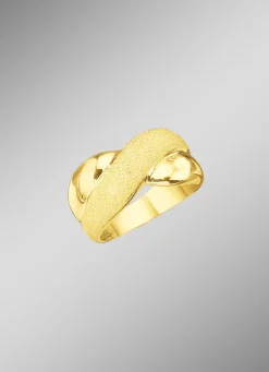 Damenring mit Brillantstruktur