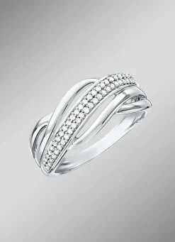 Damenring mit Diamanten