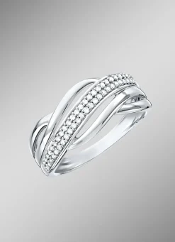 Damenring mit Diamanten