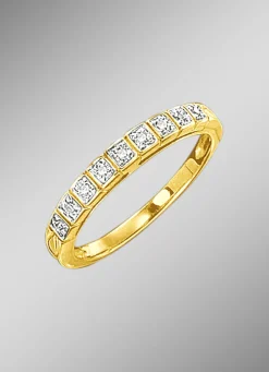 Damenring mit Diamanten