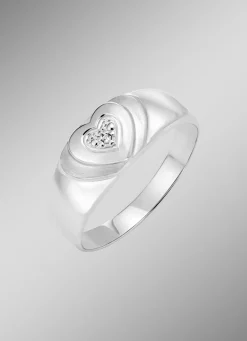 Damenring mit Herz