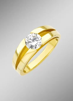 Damenring mit lupenreinem Brillant