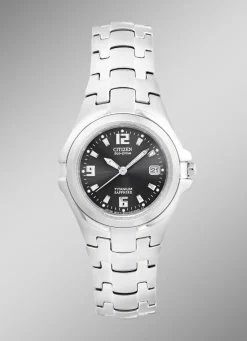 Damenuhr mit Super-Titanium-Bandgehäuse