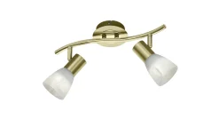 Deckenleuchte aus mattem Metall